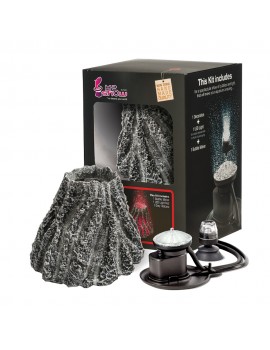 KIT BOX VULCÃO SHOW HYDOR | DECORAÇÃO RESINA - LED VERMELHO 4+2W