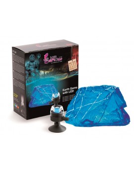 EARTH GEMS LED HYDOR | DECORAÇÃO RESINA SAFIRA - LED AZUL 2W