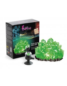 EARTH GEMS LED HYDOR | DECORAÇÃO RESINA ESMERALDA - LED VERDE 2W