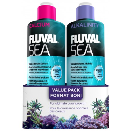 FLUVAL SEA ALKALINITY + CALCIUM DUO, 473ML