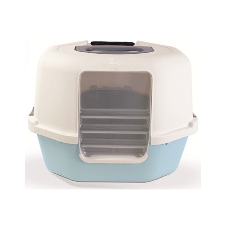 WC CANTO C/COBERTURA CAT LOVE, CINZA/AZUL