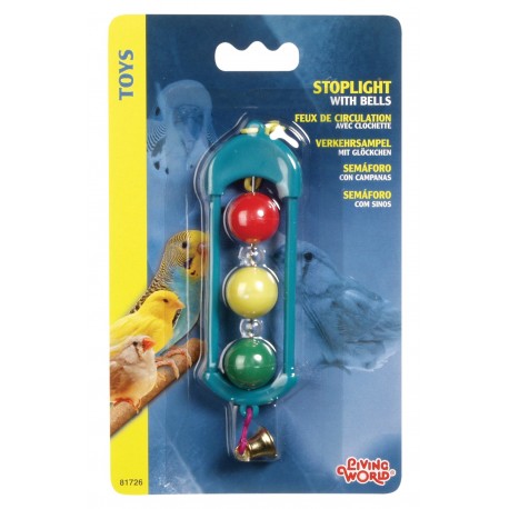 SEMÁFORO C/SINOS P/PÁSSAROS | BRINQUEDOS LIVING WORLD