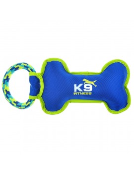 K9 FITNESS BY ZEUS | OSSO COM SOM EM NYLON RESISTENTE COM PEGA CORDÃO - 31,75CM