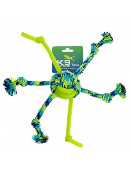 K9 FITNESS BY ZEUS | BOLA ARANHA EM CORDÃO TPR - 30,48 CM