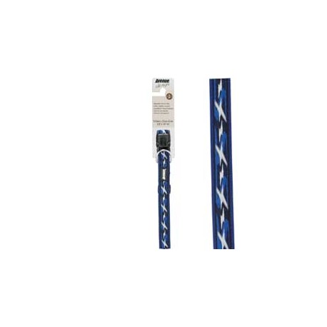 COLEIRA AV. DESIGN AZUL 25-41cm x 13mm