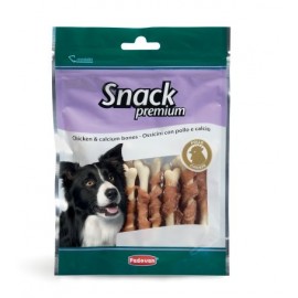 CHICKEN & CALCIUM BONES SNACK PREMIUM | OSSOS DE FRANGO E CÁLCIO - 100GR