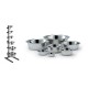 COMEDOURO INOX STD Ø 21CM, 1,80L