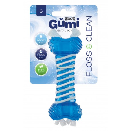 BRINQ. OSSO ZEUS GUMI DENTAL FLOSS, S