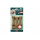OSSO DE COURO 8CM, 4UN 105G