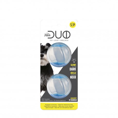 BOLA ZEUS DUO C/SOM E REFLECTANTE Ø5CM, 2UN