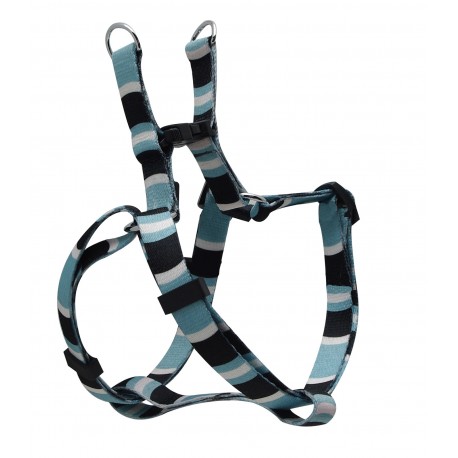 PEITORAL AJUST.COBRA AZUL, XXS, 20/28CM X 10MM