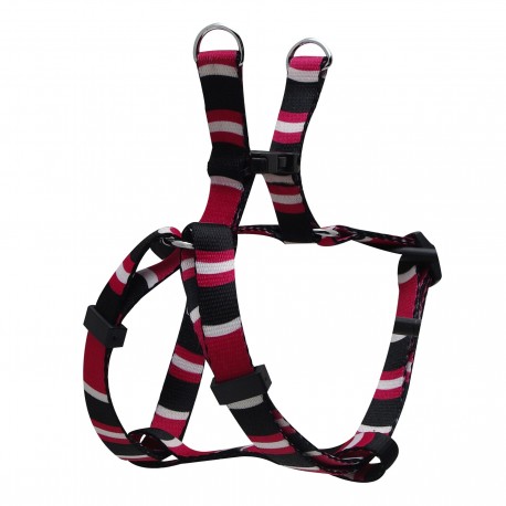 PEITORAL AJUST.COBRA ROSA, XS, 28/35CM X 15,9MM