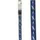 COLEIRA AV. DESIGN AZUL 46-66cm x 25,4mm