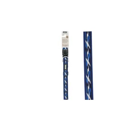 COLEIRA AV. DESIGN AZUL 46-66cm x 25,4mm
