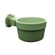 COMEDOURO BEBEDOURO RESISTENTE C/FIXAÇÃO | 571ML | VERDE