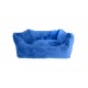 CAMA RETANGULAR PELO LUXO Nº2 | 53x46CM | AZUL
