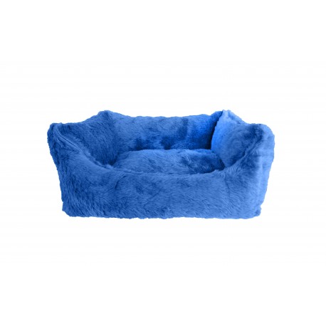 CAMA RETANGULAR PELO LUXO Nº2 | 53x46CM | AZUL