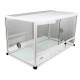 TERRARIO ALUM. ELEGANCE BRANCO | 100X45X50CM