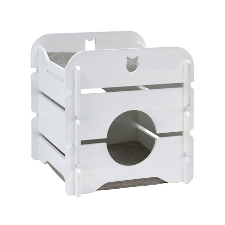 NINHO GATO V-COTTAGE | BRANCO | 50x50x49CM