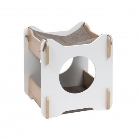 NINHO GATO V-CABANA | BRANCO | 50x50x53CM