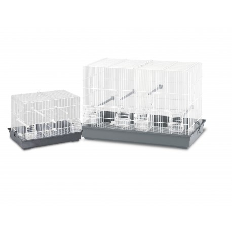 GAIOLA FOP RETANGULAR BRANCA SET COVA 1+COVA 2