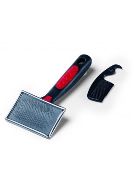 CARDADEIRA PEQUENA C/PENTE P/CÃES E GATOS