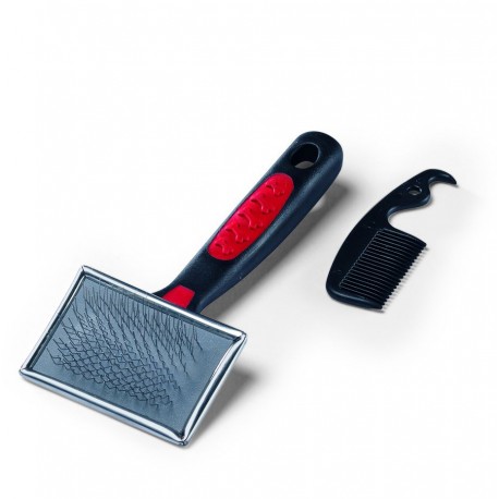 CARDADEIRA PEQUENA C/PENTE P/CÃES E GATOS