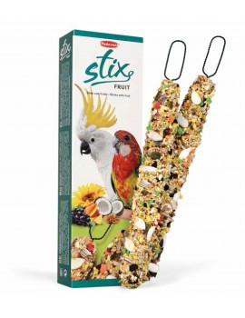 STIX FRUIT PAPPAGALLI | ALIMENTO COMPLEMENTAR P/CATURRAS E PAPAGAIOS - 150G