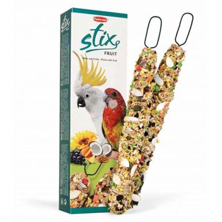STIX FRUIT PAPPAGALLI | ALIMENTO COMPLEMENTAR P/CATURRAS E PAPAGAIOS - 150G