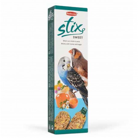STIX SWEET COCORITE ED ESOTICI | ALIMENTO COMPLEMENTAR P/PERIQUITOS E AVES EXÓTICAS - 80G