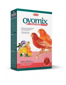 OVOMIX GOLD ROSSO | ALIMENTO COMPLEMENTAR P/AVES GRANÍVORAS VERMELHAS - 1KG