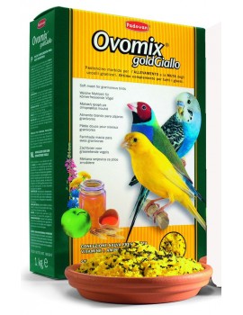 OVOMIX GOLD GIALLO | ALIMENTO COMPLEMENTAR P/AVES GRANÍVORAS - 1KG