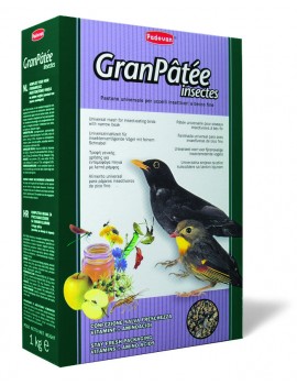 GRANPÂTÉE INSECTES | RAÇÃO COMPLETA P/PÁSSAROS INSETÍVOROS BICO FINO - 1KG