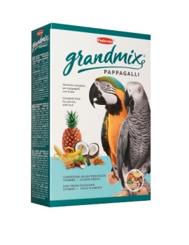 GRANDMIX PAPPAGALLI | RAÇÃO COMPLETA P/PAPAGAIOS GRANDES - 600G