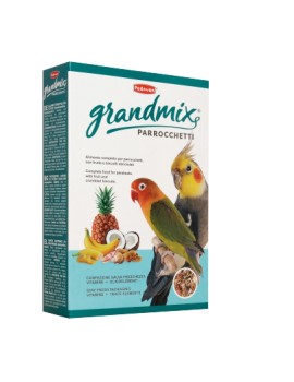 GRANDMIX PARROCCHETTI | RAÇÃO COMPLETA P/CATURRAS & AGAPORNIS - 850GR
