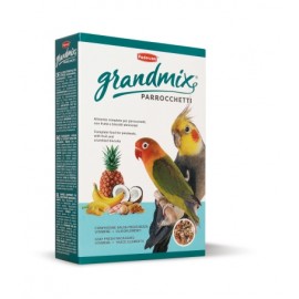 GRANDMIX PARROCCHETTI | RAÇÃO COMPLETA P/CATURRAS & AGAPORNIS - 400GR