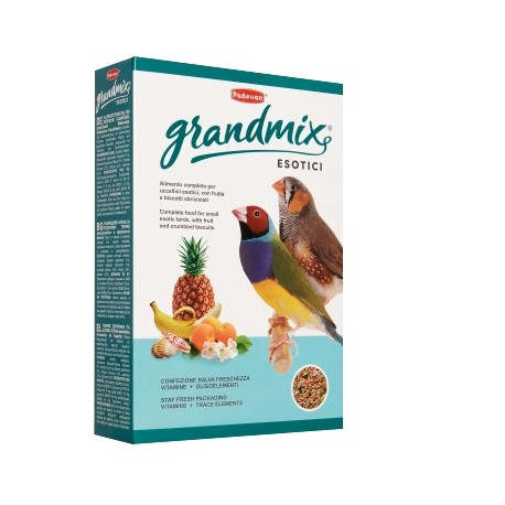 GRANDMIX ESOTICI | RAÇÃO COMPLETA P/AVES EXÓTICAS - 400GR