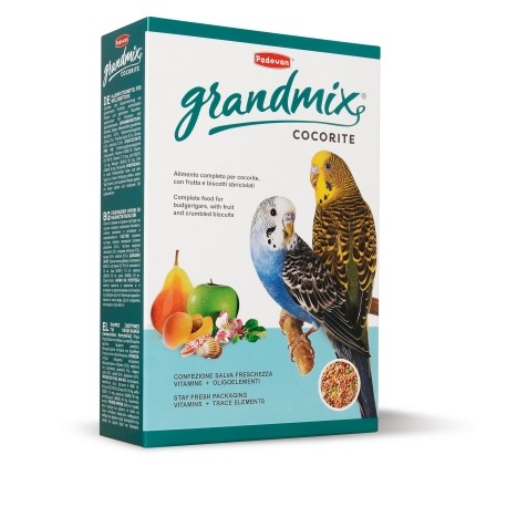 GRANDMIX COCORITE | RAÇÃO COMPLETA P/PERIQUITOS - 1KG