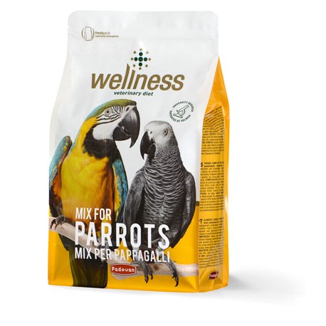 RAÇÃO COMP.PREMIUM PAPAGAIOS, 2.5Kg, WELLNESS MIX