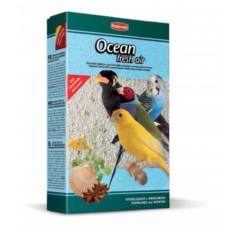 OCEAN FRESH AIR | GRIT HIGIÉNICO C/CONCHAS E AROMA ERVA-DOCE - 1KG
