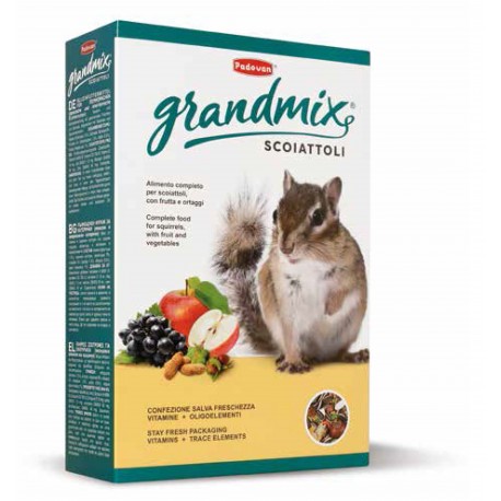 GRANDMIX SCOIATTOLI | RAÇÃO COMPLETA P/ESQUILOS - 750GR
