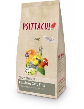 CALCIUM GRIT FINE PSITTACUS | GRIT CÁLCIO FINO - 2KG