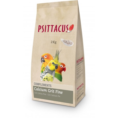 CALCIUM GRIT FINE PSITTACUS | GRIT CÁLCIO FINO - 2KG