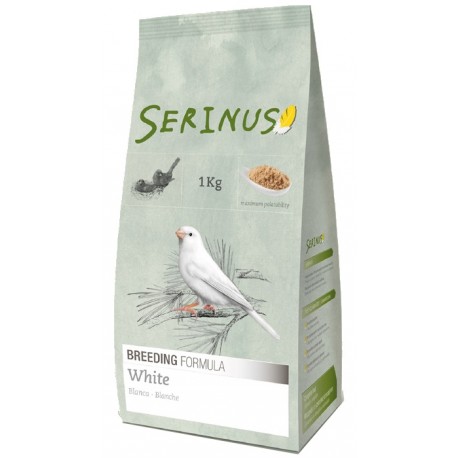 WHITE BREEDING FORMULA SERINUS | ALIMENTO FÓRMULA REPRODUTORES BRANCA - 1KG