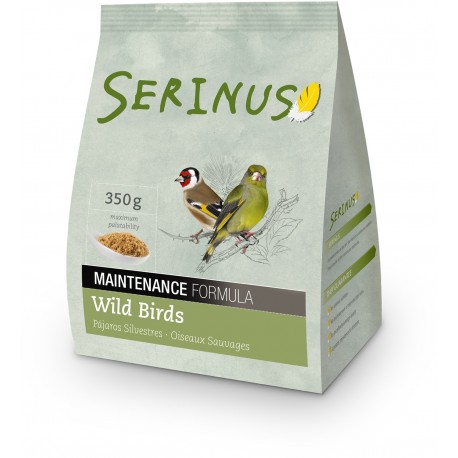 WILD BIRDS MAINTENANCE SERINUS | ALIMENTO FÓRMULA MANUTENÇÃO P/PÁSSAROS SILVESTRES - 350G