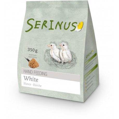 WHITE HAND FEEDING SERINUS | PAPA CRIAS BRANCA - 350G
