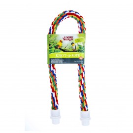 POLEIRO EM ALGODÃO COLORIDO | KNOT-A-ROPE LIVING WORLD - 90 CM