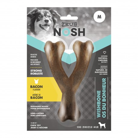 NOSH ZEUS | OSSO STRONG WISHBONE - SABOR BACON - 15CM / 163G
