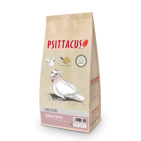 HAND FEEDING COCKATOO SPECIAL PSITTACUS | PAPA PARA CRIAS DE CACATUAS - 1KG