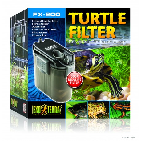 TURTLE FILTER FX-200 EXOTERRA | FILTRO EXTERIOR P/AQUATERRARIO